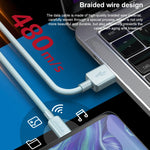 WEKOME WDC-03 조력 에너지 시리즈 2.4A USB to 8핀 꼬임 방지 데이터 케이블, 길이: 1m, USB to 8핀