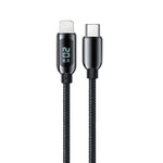 Mutural Li-CC001 1.2m PD20W 디지털 디스플레이 USB-C / Type-C to 8 핀 충전 데이터 케이블, Type-C to 8 핀