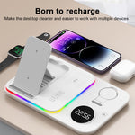 30W 4-in-1 다기능 무선 충전기, 4-in-1