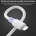 WK WDC-103 3A 3 in 1 8핀 + 마이크로 USB + 타입-C / USB-C 풀스피드 프로 충전 데이터 케이블, 길이: 1.15m