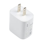 U087 20W USB-C / 타입-C + USB 포트 고속 충전 여행용 충전기, 미국 플러그, 미국 플러그