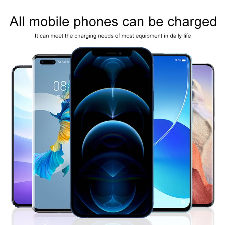 100W 6A 타입-C to 8핀+타입-C+마이크로 USB 충전 데이터 케이블, 1.3m