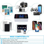 A9 Plus (글로벌 버전) 다기능 AC 100V~240V 8포트 USB 디지털 디스플레이 LCD 분리형 충전 스테이션 스마트 충전기 무선 충전 지원, QC3.0 지원, A9 Plus (글로벌 버전)