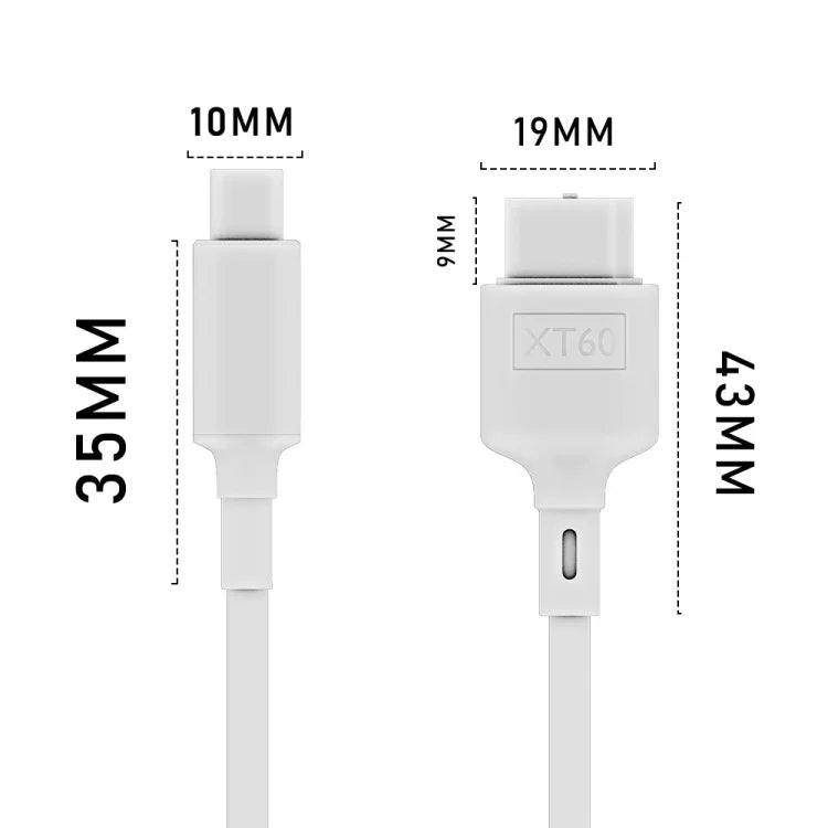 USB-C / 타입-C to XT60 데이터 케이블, 길이: 50cm, 50cm