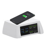 F96 100W USB x3 + PD 다기능 스마트 무선 충전 스테이션