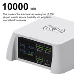 F96 100W USB x3 + PD 다기능 스마트 무선 충전 스테이션