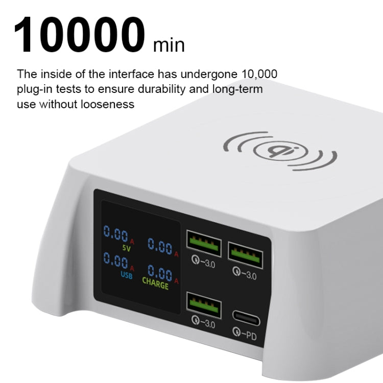 F96 100W USB x3 + PD 다기능 스마트 무선 충전 스테이션