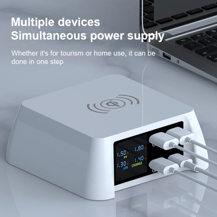 F96 100W USB x3 + PD 다기능 스마트 무선 충전 스테이션