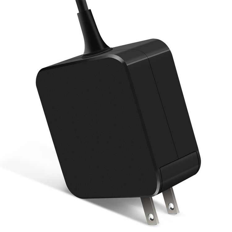 노트북용 65W USB-C / Type-C 전원 어댑터 휴대용 충전기, Type-C 충전 케이블 포함, US 플러그, 65W US 플러그 /블랙