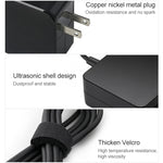 노트북용 65W USB-C / Type-C 전원 어댑터 휴대용 충전기, Type-C 충전 케이블 포함, US 플러그, 65W US 플러그 /블랙