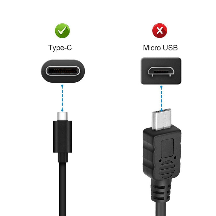 노트북용 65W USB-C / Type-C 전원 어댑터 휴대용 충전기, Type-C 충전 케이블 포함, US 플러그, 65W US 플러그 /블랙