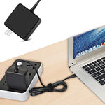 노트북용 65W USB-C / Type-C 전원 어댑터 휴대용 충전기, Type-C 충전 케이블 포함, US 플러그, 65W US 플러그 /블랙