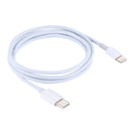 1m USB-C / Type-C to 8핀 데이터 케이블, 길이: 1m