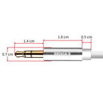 IVON CA55 3.5mm 수컷 to 수컷 AUX 오디오 케이블, 케이블 길이: 1m