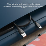 IVON CA87 USB to 8핀 TPE 고속 충전 데이터 케이블, 케이블 길이: 1m, 8핀