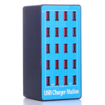 100W 20 in 1 다기능 스마트 USB 충전 스테이션, A5+