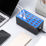 100W 20 in 1 다기능 스마트 USB 충전 스테이션, A5+