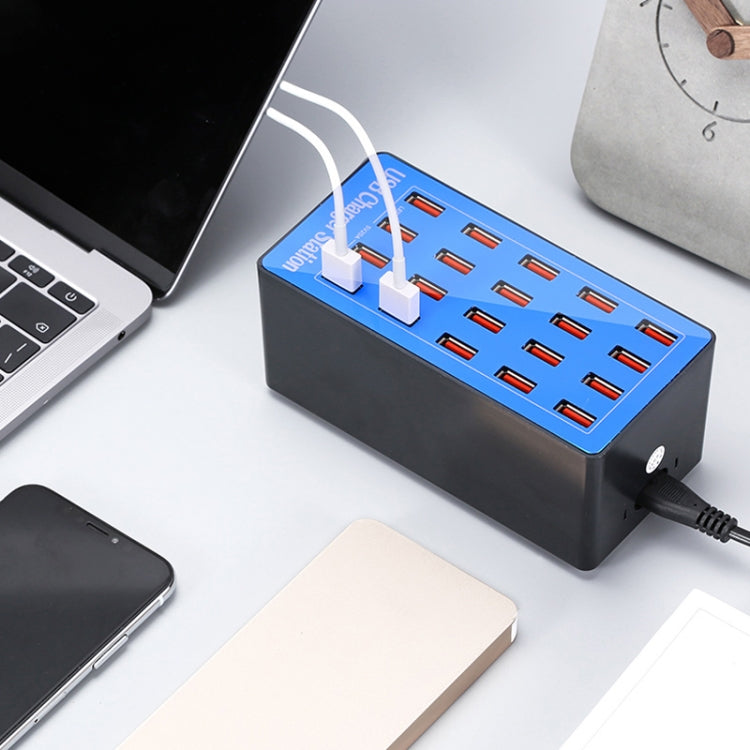 100W 20 in 1 다기능 스마트 USB 충전 스테이션, A5+