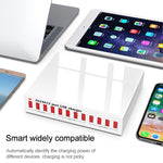 WLX-X6 120W 12 in 1 다기능 스마트 USB 충전 스테이션