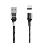 REMAX RC-158m 3A USB to 마이크로 USB 인터페이스 충전 + 전송 마그네틱 폴리에스터 투톤 꼬임 데이터 케이블, 케이블 길이: 1m, 마이크로 USB