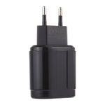 LZ-022 5V 2.4A 듀얼 USB 포트 여행용 충전기, EU 플러그