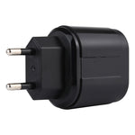 LZ-022 5V 2.4A 듀얼 USB 포트 여행용 충전기, EU 플러그