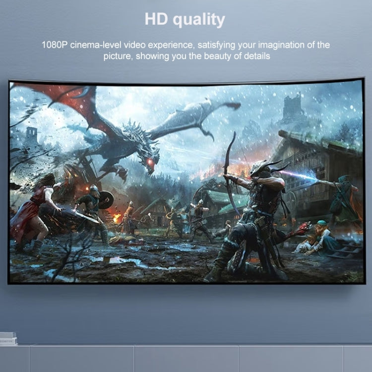 6 in 1 USB 2.0 x 3 + HDMI + RJ45 + 8핀 여성 충전 포트 to 8핀 남성 다기능 도크 스테이션 어댑터, 79591