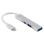 S-206 3 in 1 8핀 남성 to 2 x USB 3.0 + 8핀 여성 카메라 리더 어댑터, S-206