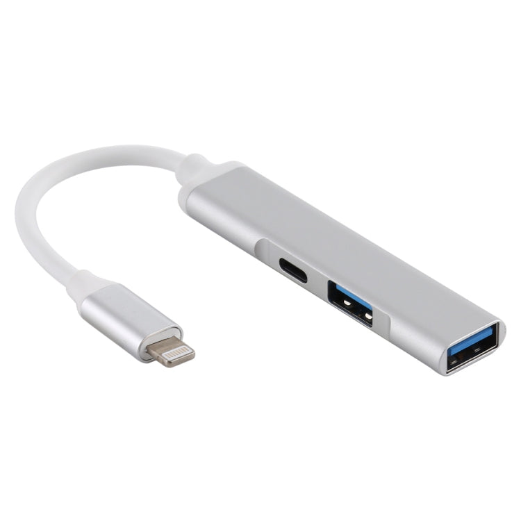 S-206 3 in 1 8핀 남성 to 2 x USB 3.0 + 8핀 여성 카메라 리더 어댑터, S-206