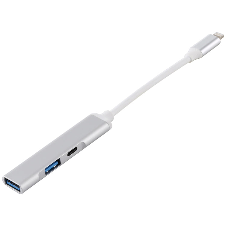 S-206 3 in 1 8핀 남성 to 2 x USB 3.0 + 8핀 여성 카메라 리더 어댑터, S-206