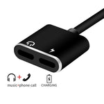 ENKAY Hat-prince HC-15 8핀 + 3.5mm 잭 to 8핀 충전 오디오 어댑터 케이블, iOS 15.0까지 지원