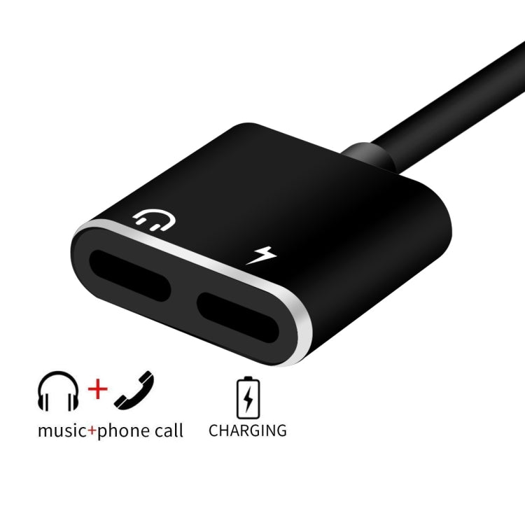 ENKAY Hat-prince HC-15 8핀 + 3.5mm 잭 to 8핀 충전 오디오 어댑터 케이블, iOS 15.0까지 지원