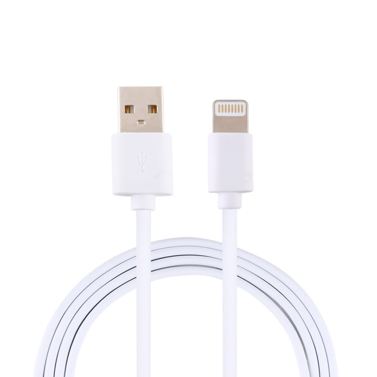2A USB 남성 to 8핀 남성 인터페이스 사출 플라스틱 충전 케이블, 길이: 1.5m, 8핀