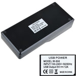 W-858 12A 12포트 USB 고속 충전 도크 데스크탑 스마트 충전기 AC100-240V, US 플러그, US 플러그