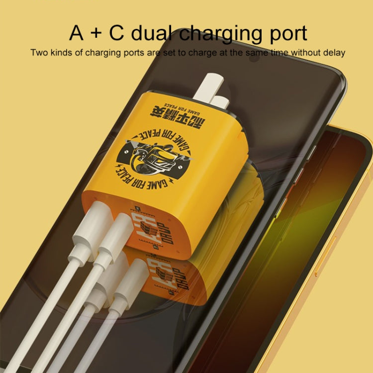 ROCK T42 PD 20W USB + 타입C / USB-C 듀얼 포트 고속 충전 여행용 충전기, 중국 플러그, 충전기