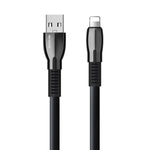 WK WDC-107i 1m 2.4A 세인트 아연 합금 시리즈 USB to 8핀 데이터 동기화 충전 케이블, 8핀