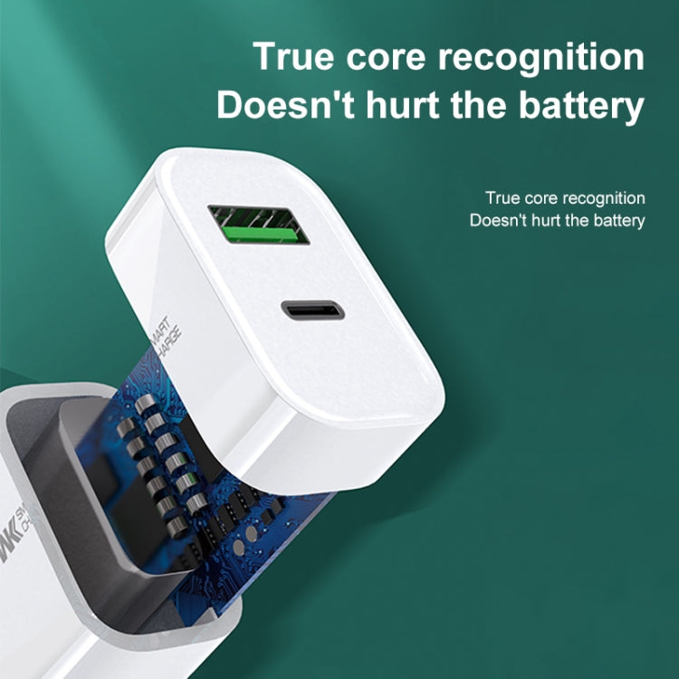 WK WP-U53 QC3.0 충전기 20W USB 타입-C 맥스스피드 PD 고속 충전기