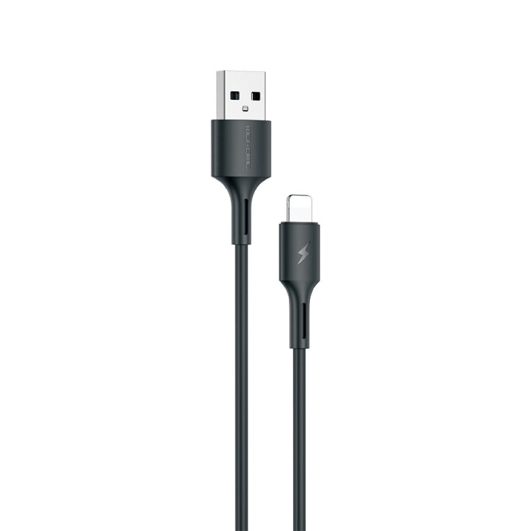 WK WDC-136 USB to 8핀 3A 고속 충전 데이터 케이블, USB to 8핀(검정), USB to 8핀(흰색)