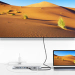 11 in 1 RJ45 + 87W PD + SD/TF + USBx3 + HDMI + VGA + 3.5mm AUX to Type-C 허브 어댑터, 11 in 1