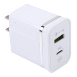 46-A2C2 20W PD + QC3.0 USB 다기능 고속 충전기, 미국 플러그, 미국 플러그