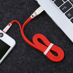 AWEI CL-95 USB to 8핀 휴대용 고속 충전 TPE + 알루미늄 합금 데이터 케이블, 2A, 길이: 1m