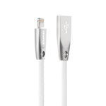 AWEI CL-95 USB to 8핀 휴대용 고속 충전 TPE + 알루미늄 합금 데이터 케이블, 2A, 길이: 1m