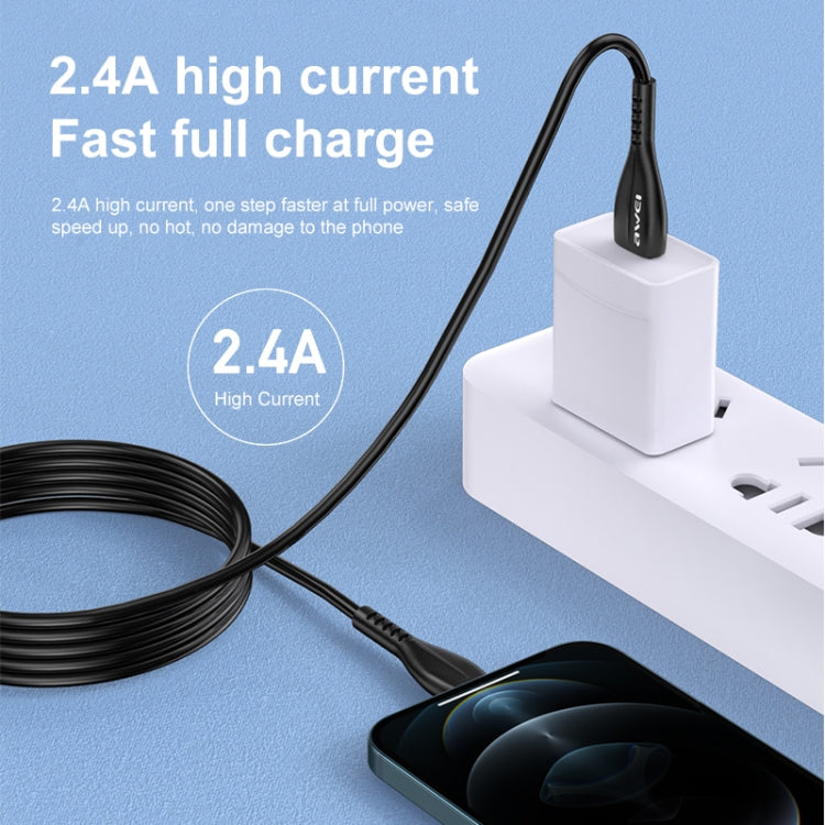 awei CL-115L 1m 2.4A USB to 8핀 충전 케이블