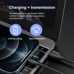 awei CL-115L 1m 2.4A USB to 8핀 충전 케이블