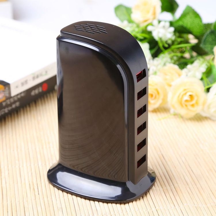 853L 30W 6포트 USB 고속 충전 도크 스마트 충전기 AC100-240V