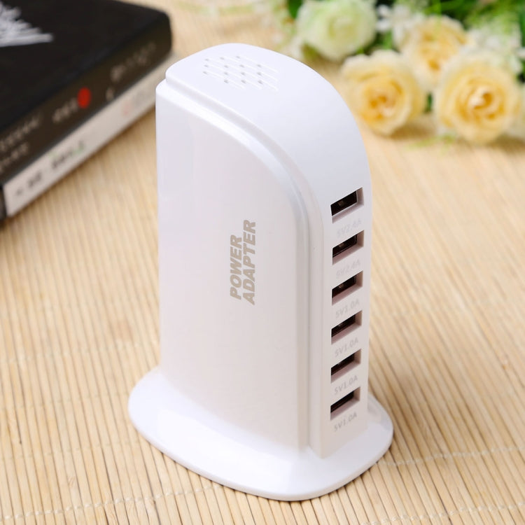 853L 30W 6포트 USB 고속 충전 도크 스마트 충전기 AC100-240V