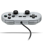 8Bitdo SN30 PRO USB 유선 게임패드 조이스틱 스위치 / 스팀 / PC용, SN30 PRO 유선(그레이)