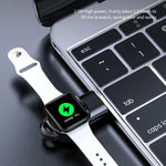K02 범용 휴대용 자석 무선 충전기, Apple Watch 시리즈 6 / 5 / SE / 4 / 3 / 2 / 1용