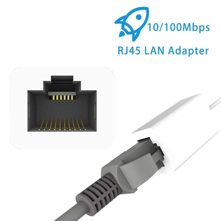 QTS-LAN8152B 1m 8핀 to RJ45 이더넷 LAN 네트워크 어댑터 케이블