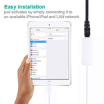 QTS-LAN8152B 1m 8핀 to RJ45 이더넷 LAN 네트워크 어댑터 케이블